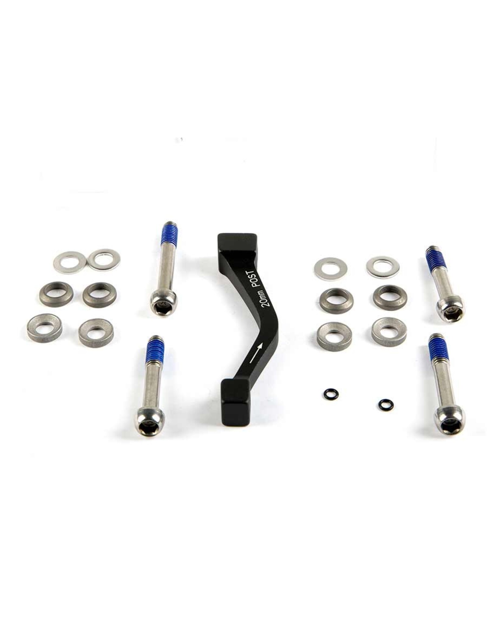 Avid Avid, Post Bracket, 20 P (Front 180/Rear 160), Includes Stainless Caliper Mounting Bolts (CPS & Standard)