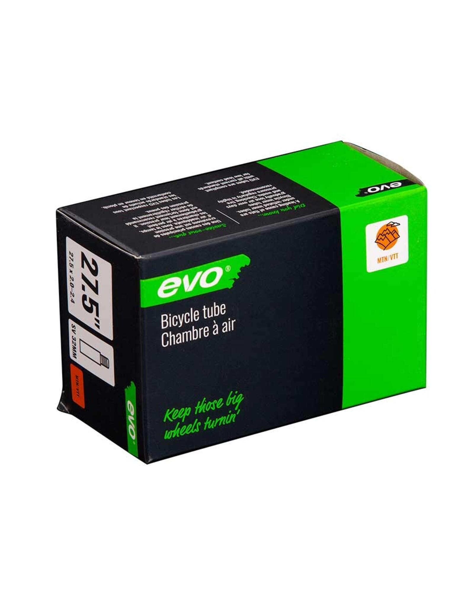 EVO EVO, SV, Tube, Schrader, Length: 48mm, 27.5", 2.00-2.40