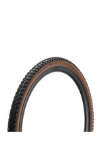 Pirelli Pirelli, Cinturato Gravel M, Gravel Tire, 700x45C, Folding, Tubeless Ready, SpeedGrip, ArmourTech, 127TPI, Tanwall