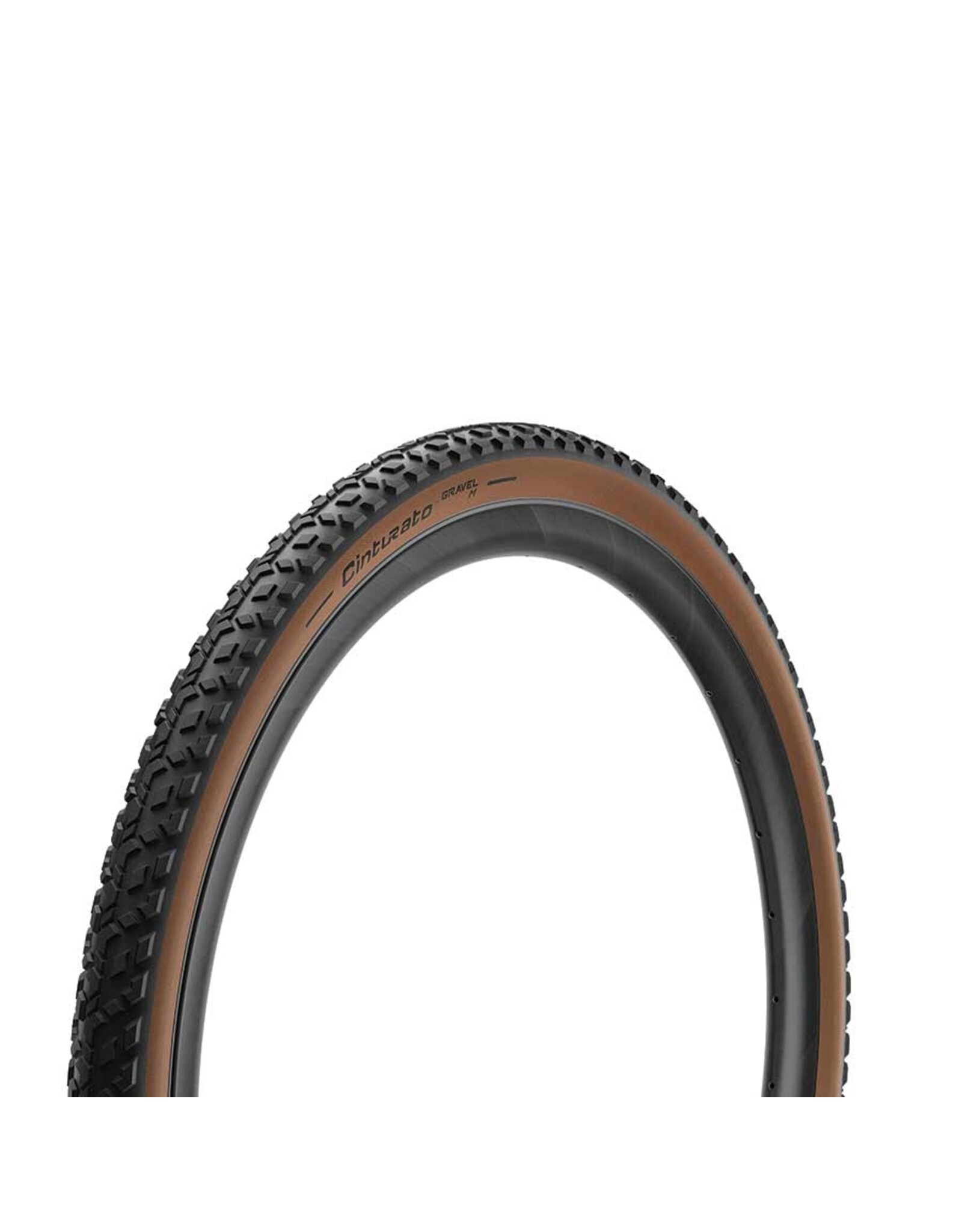 Pirelli Pirelli, Cinturato Gravel M, Gravel Tire, 700x45C, Folding, Tubeless Ready, SpeedGrip, ArmourTech, 127TPI, Tanwall
