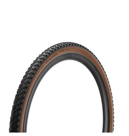 Pirelli Pirelli, Cinturato Gravel M, Gravel Tire, 700x45C, Folding, Tubeless Ready, SpeedGrip, ArmourTech, 127TPI, Tanwall
