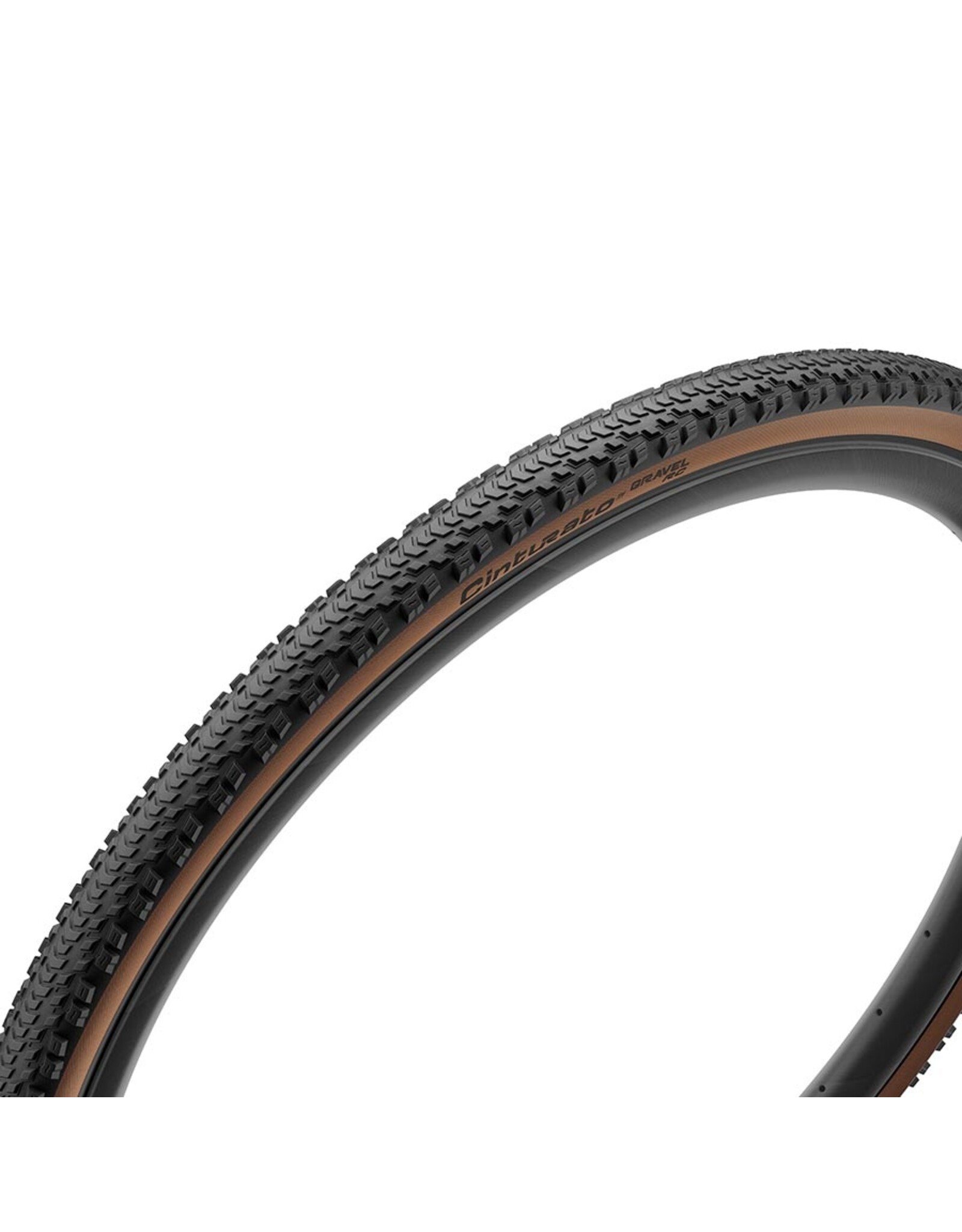 Pirelli Pirelli, Cinturato GRAVEL RC, Gravel Tire, 700x45C, Folding, Tubeless Ready, SpeedGrip, TechWALL+, 127TPI, Tanwall