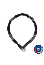 Abus, 8807K Steel-O-Chain, Chain Lock, Key, 7mm, 85cm, 2.8', Black