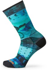 Smartwool Smartwool Women's Bike Zero Cushion Celestial Print Crew Socks CAPRI M