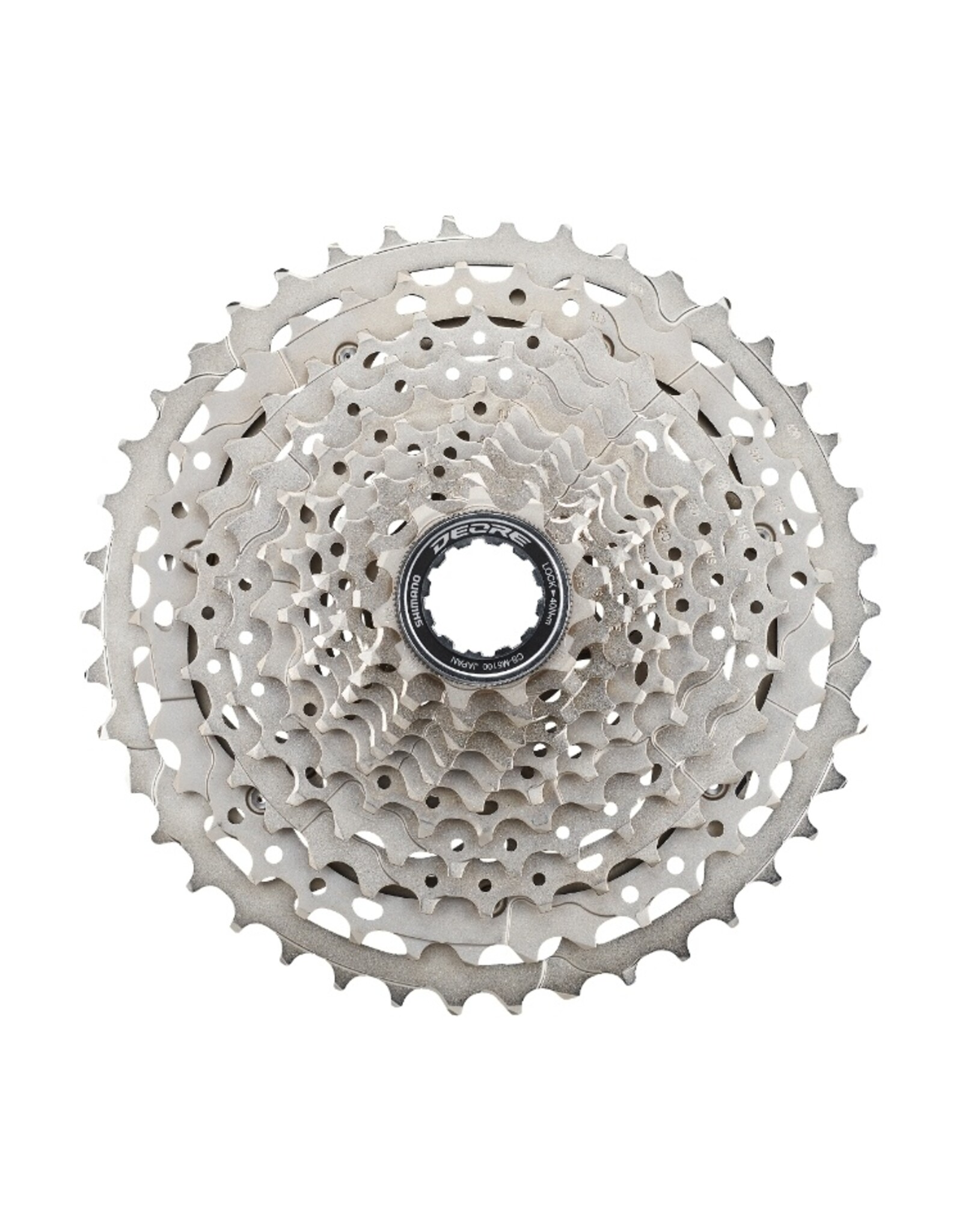 SHIMANO SHIMANO CASSETTE SPROCKET, CS-M5100, 11-51T, DEORE, 11-SPEED, 11-13-15-18-21-24-28-33-39-45-51T