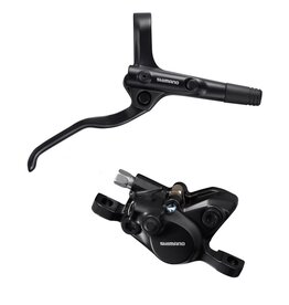 SHIMANO SHIMANO DISC BRAKE ASSEMBLED SET, BL-MT200(L), BR-MT200(F), BLACK, W/O ADAPTER, RESIN PAD (W/O FIN), SM-BH59-SS 1000 MM BLACK