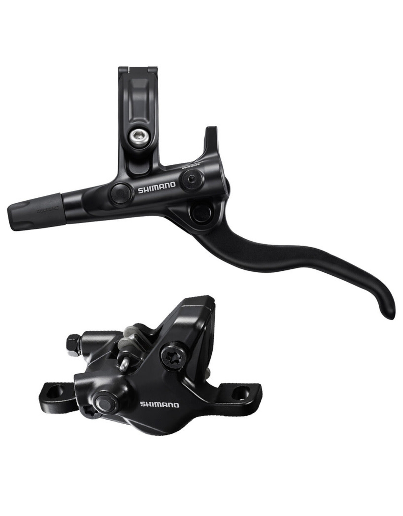 SHIMANO SHIMANO DISC BRAKE ASSEMBLED SET/J-kit, BL-M4100(L), BR-MT410(F), BLACK, W/O ADAPTER, RESIN PAD (W/O FIN), 1000MM HOSE (SM-BH59-SS BLACK), W/CONNECTER INSERT