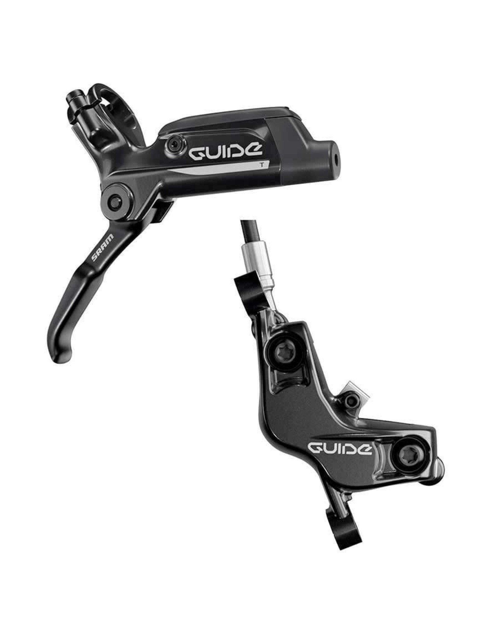 SRAM SRAM, Guide T, Pre-assembled Hydraulic Disc Brake, Aluminum, DOT 5.1, Front