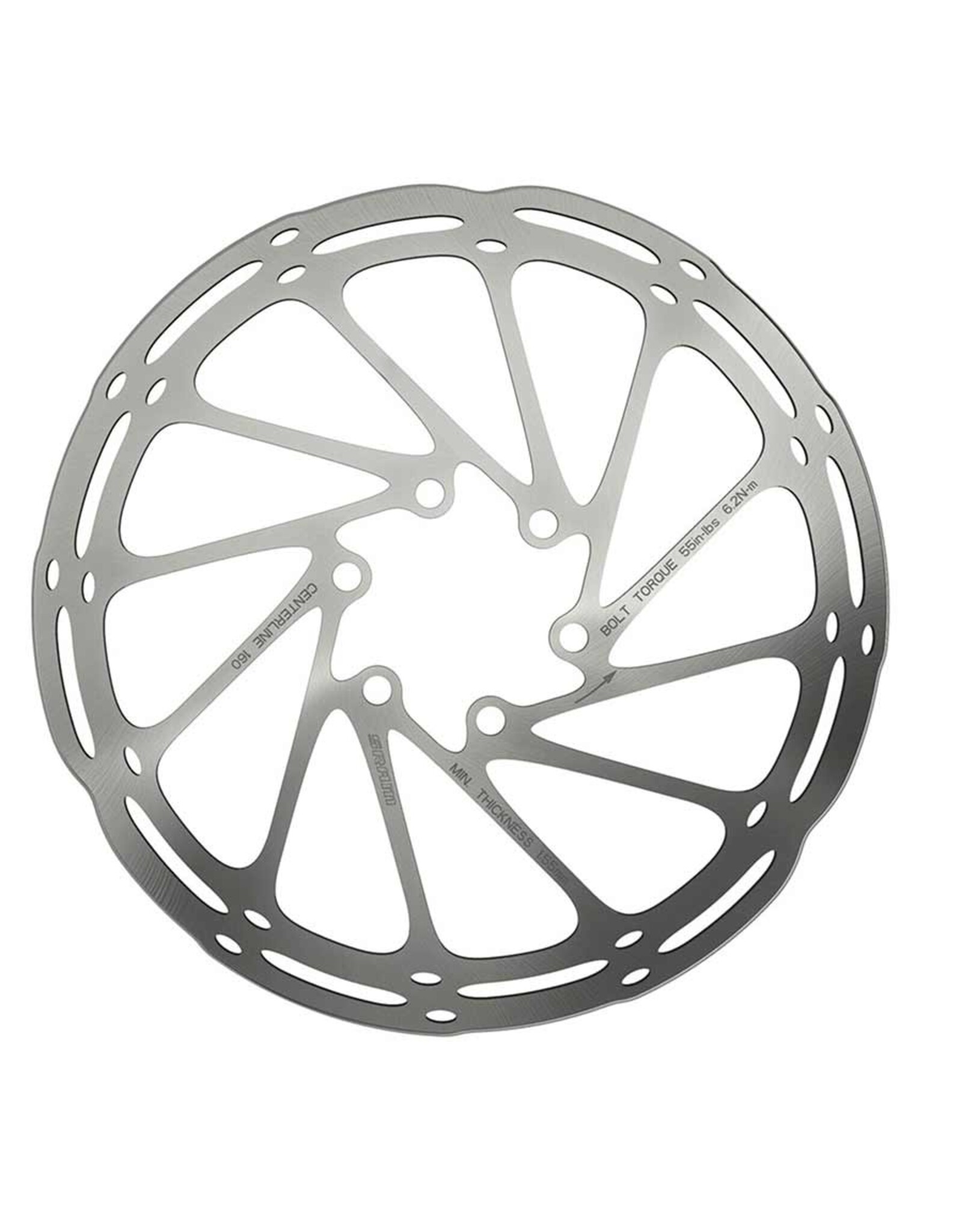 SRAM SRAM, Centerline Rounded, Disc brake rotor, ISO 6B, 160mm