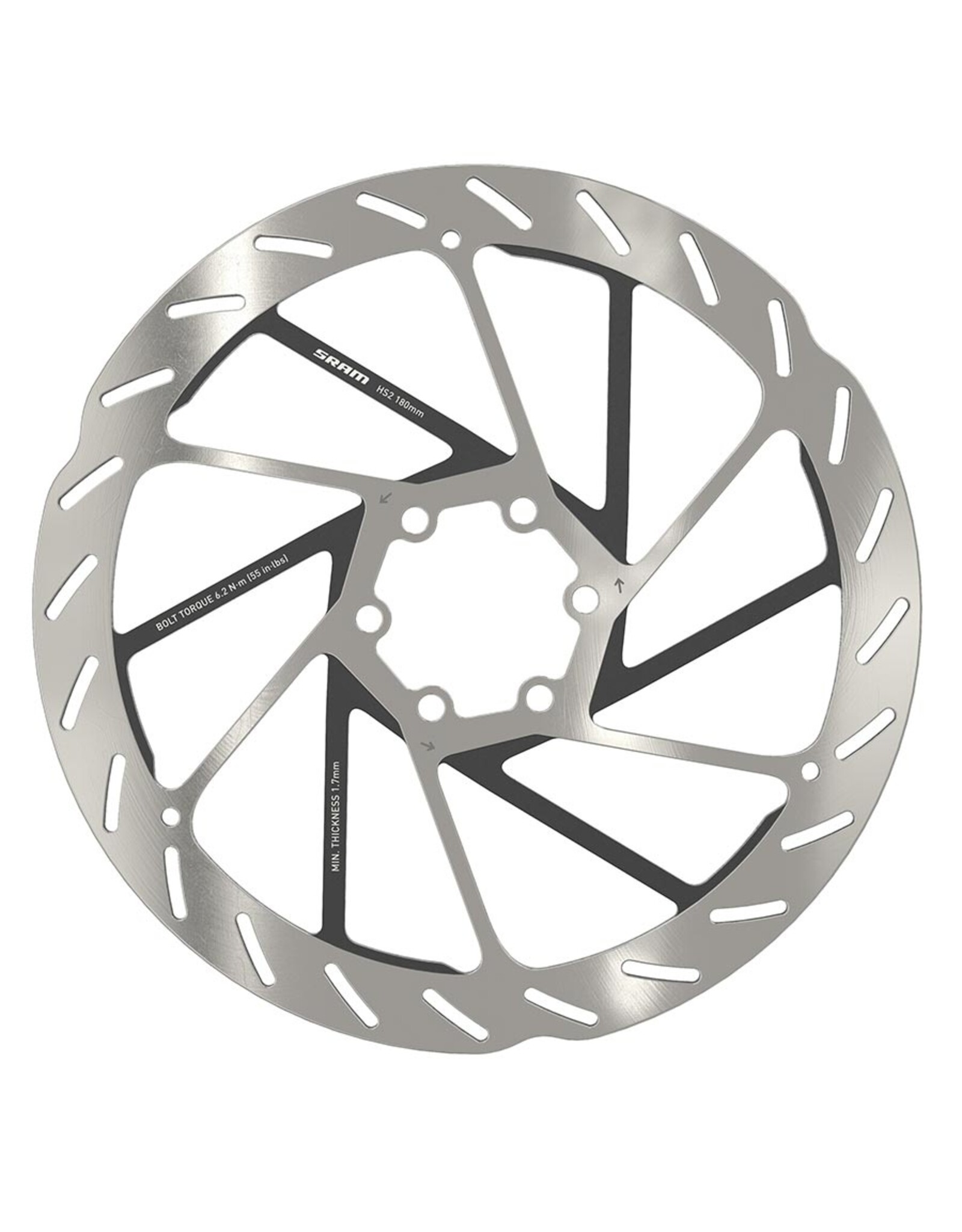 SRAM SRAM, HS2 6-bolt, 180mm, ISO 6B