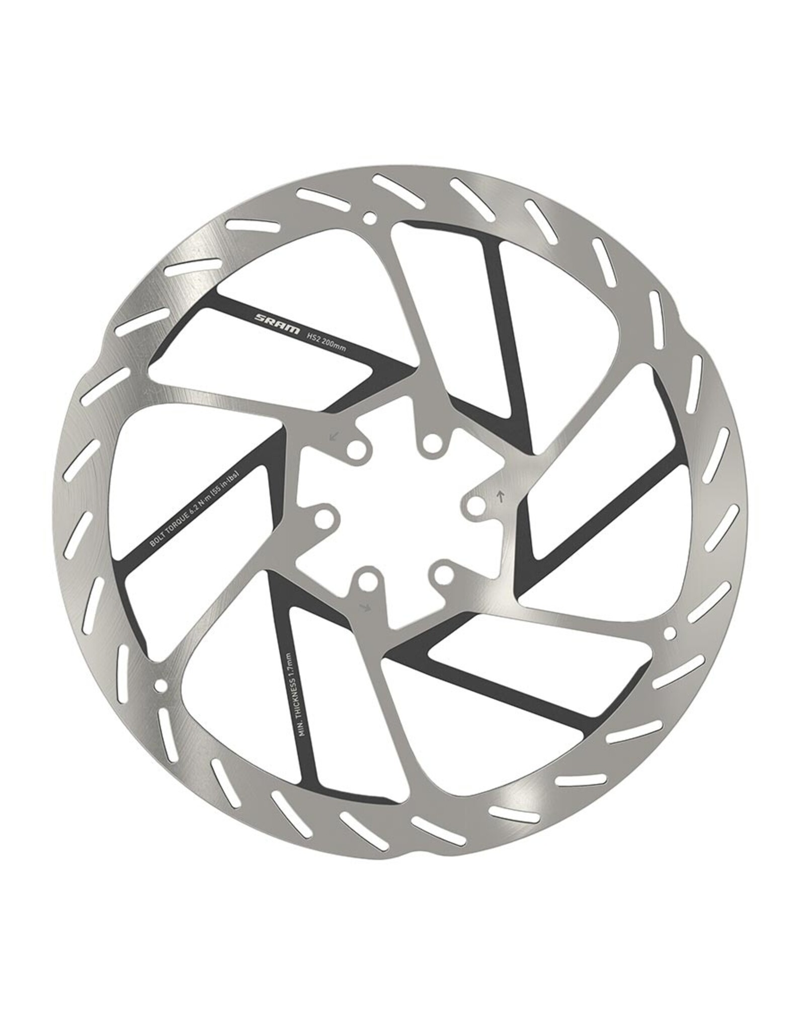 SRAM SRAM, HS2 6-bolt, 200mm, ISO 6B
