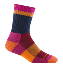 Darn Tough Socks Darn Tough Women's Hike/Trek Heady Betty Micro Crew Lightweight with Cushion Clover Medium