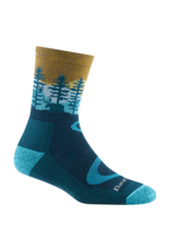 Darn Tough Socks Darn Tough Women's Hike/Trek Northwoods Micro Crew Midweight with Cushion Dark Teal Medium