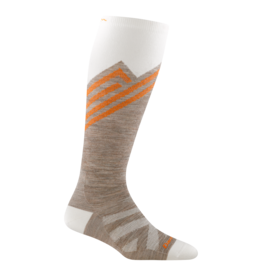 Darn Tough Socks Darn Tough Women's Snow Peaks RFL OTC Ultra-Lightweight Biscotti Small