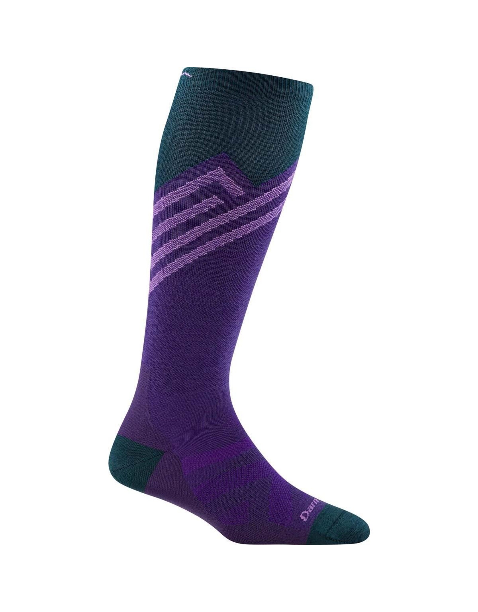 Darn Tough Socks Darn Tough Women's Snow Peaks RFL OTC Ultra-Lightweight Iris Small