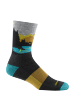 Darn Tough Darn Tough Men's Hike/Trek Close Encounters Micro Crew Midweight with Cushion Charcoal Medium