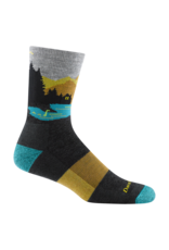 Darn Tough Socks Darn Tough Men's Hike/Trek Close Encounters Micro Crew Midweight with Cushion Charcoal Medium