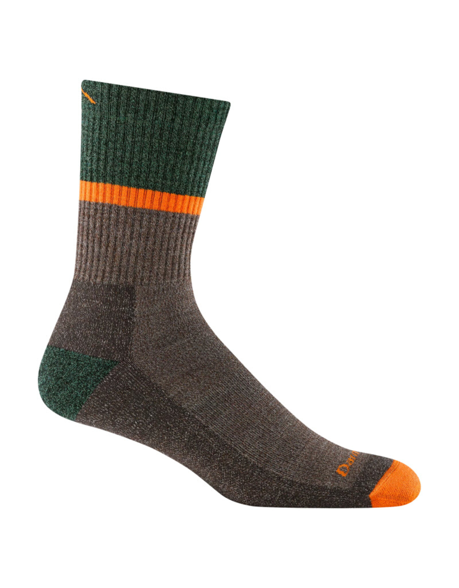 Darn Tough Socks Darn Tough Men's Hike/Trek Ranger Micro Crew Midweight with Cushion Brown Large