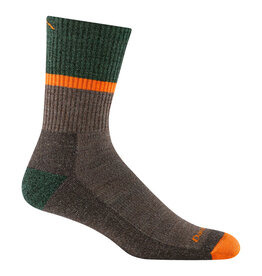 Darn Tough Socks Darn Tough Men's Hike/Trek Ranger Micro Crew Midweight with Cushion Brown Large