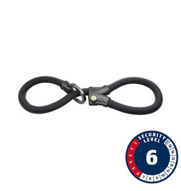 Abus, Infinity Loop Plus 1806K, Chain Lock, Key, 6mm, 140cm, 4.6', Black