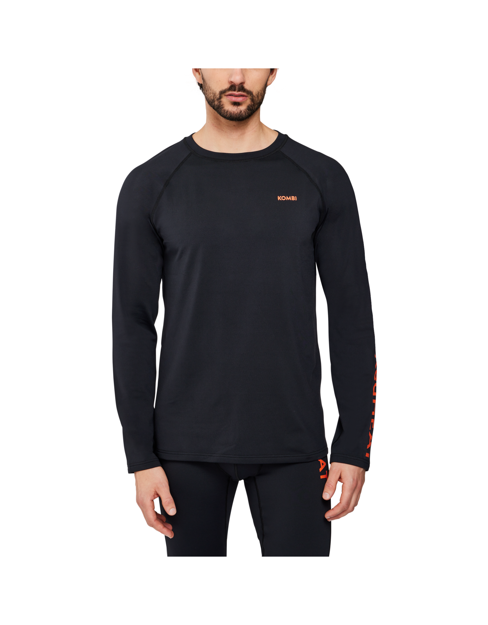 Kombi Kombi REDHEAT EXTREME CREW TOP MEN-BLACK