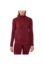 Kombi Kombi REDHEAT EXTREME ZIP TOP WOMEN-ROSEWOOD RED