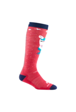 Darn Tough Darn Tough Magic Mountain OTC Midweight with Cushion w/ Padded Shin Juniors Raspberry Small
