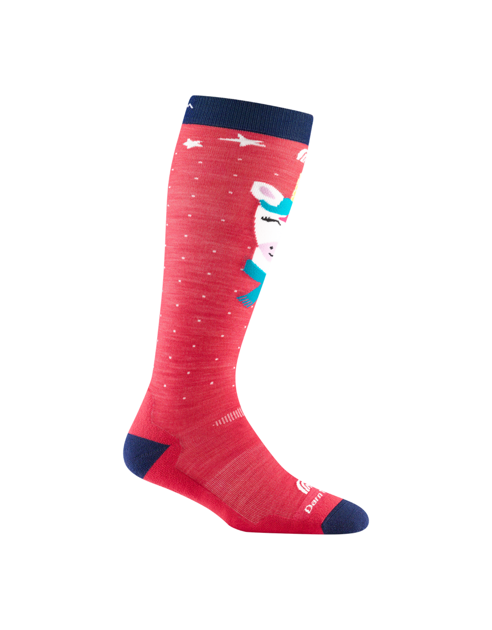 Darn Tough Darn Tough Magic Mountain OTC Midweight with Cushion w/ Padded Shin Juniors Raspberry Small