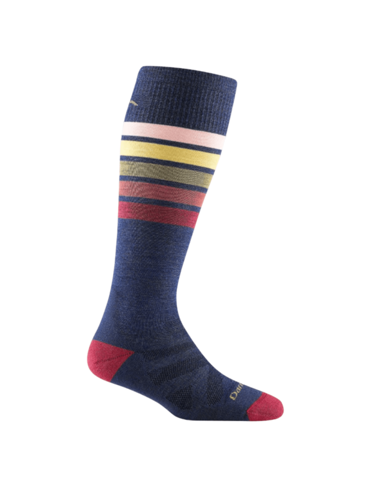 Darn Tough Darn Tough Snowburst OTC Midweight with Cushion WMN  Denim Small