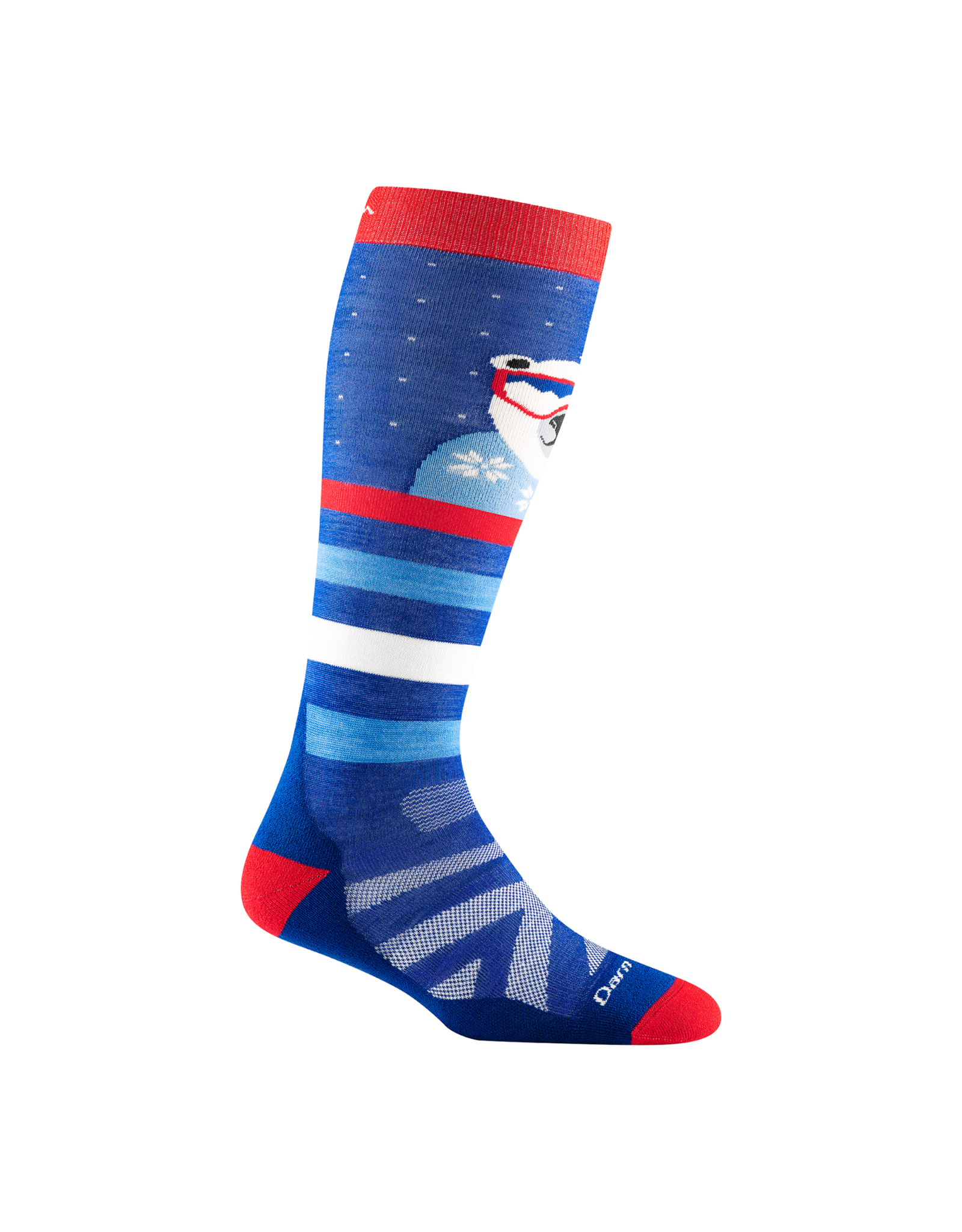 Darn Tough Darn Tough Junior Polar Patroller OTC Midweight with Cushion w/ Padded Shin Mariné