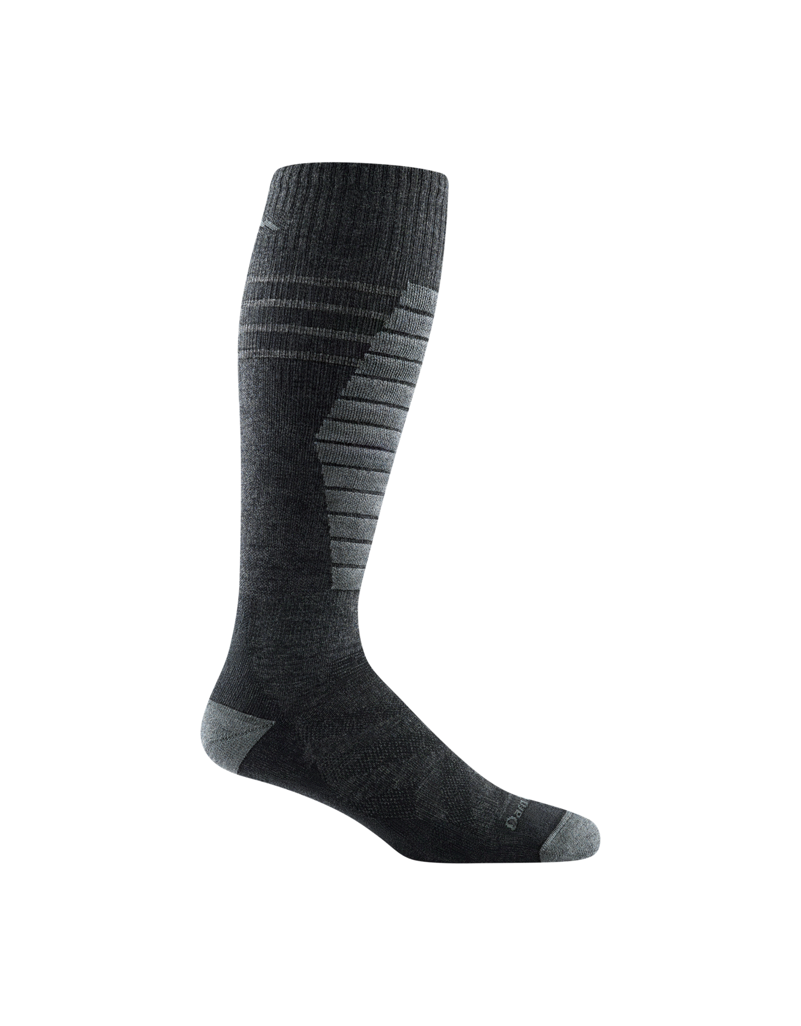 Darn Tough Darn Tough Mens Edge OTC Midweight with Cushion w/ Padded Shin Charcoal