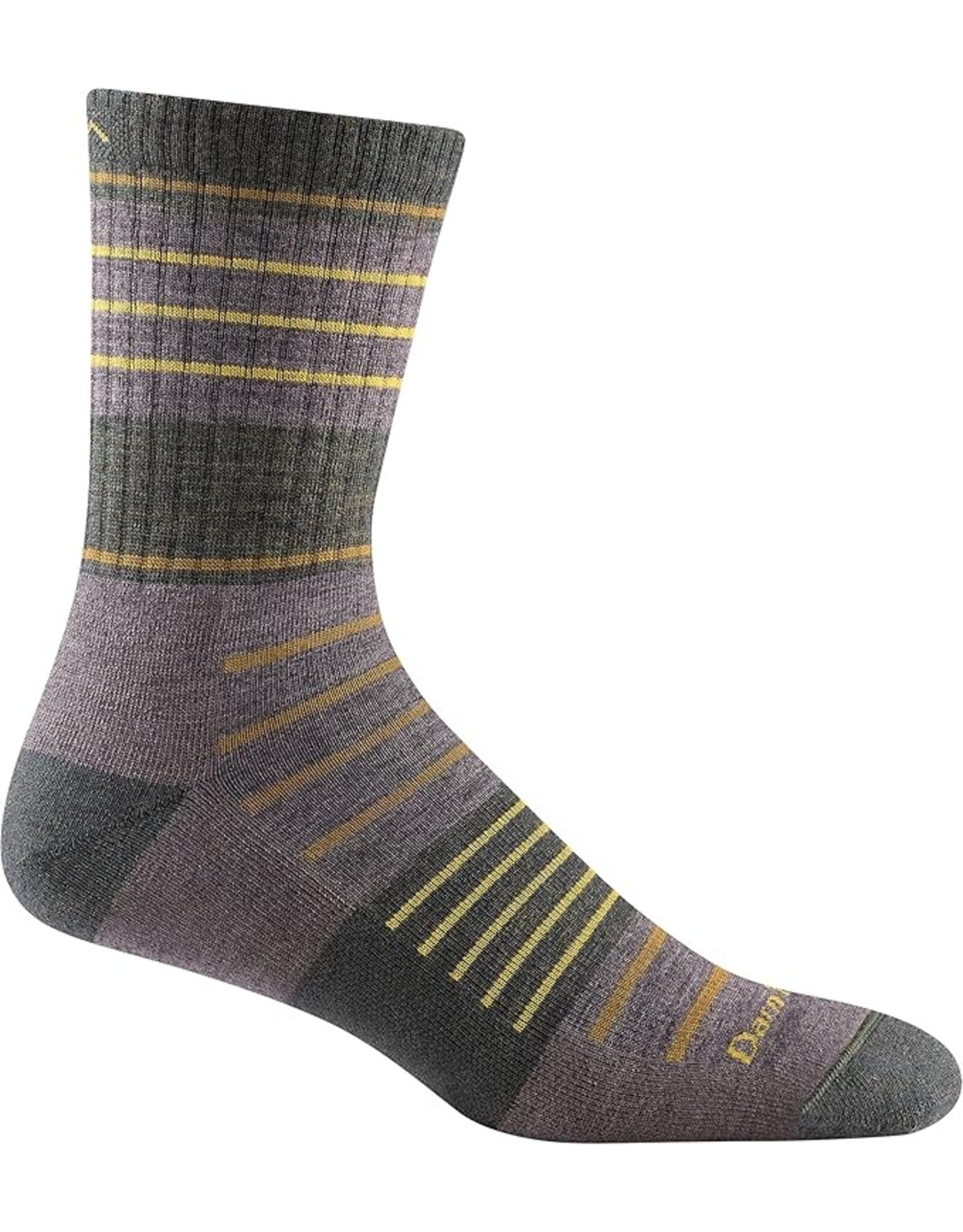 Darn Tough Darn Tough Mens Highline Micro Crew Midweight with Cushion Taupe