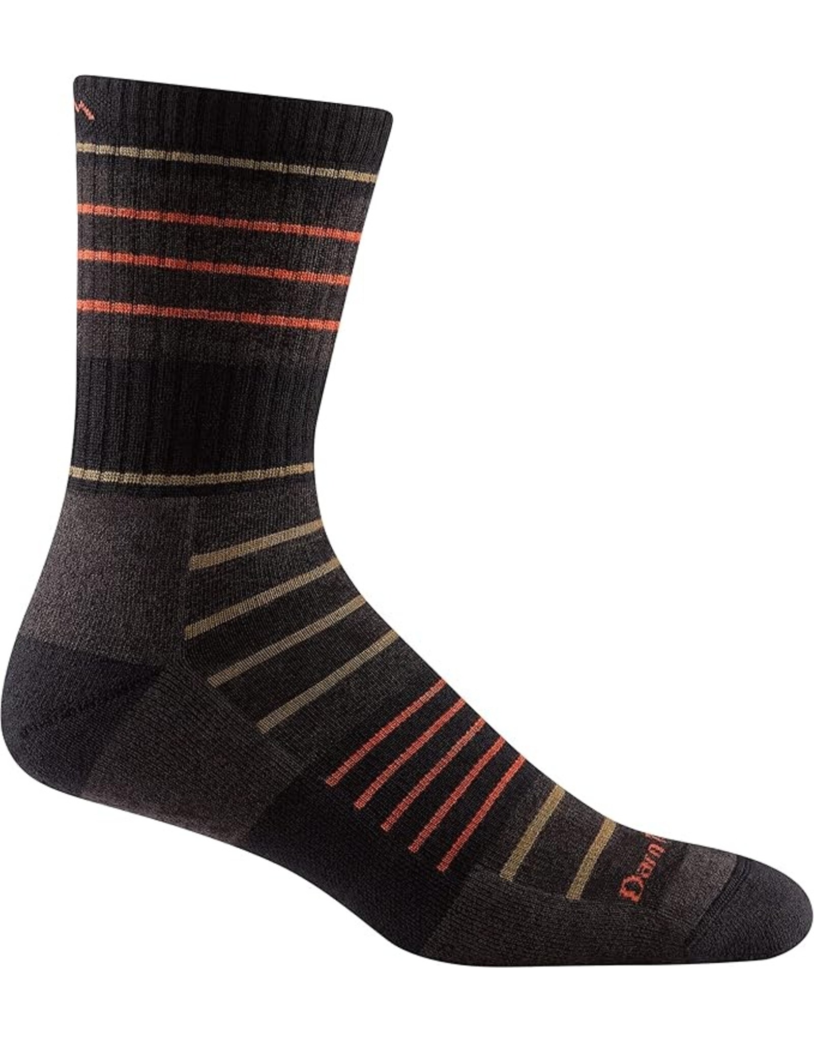 Darn Tough Darn Tough Mens Highline Micro Crew Midweight with Cushion Hickory