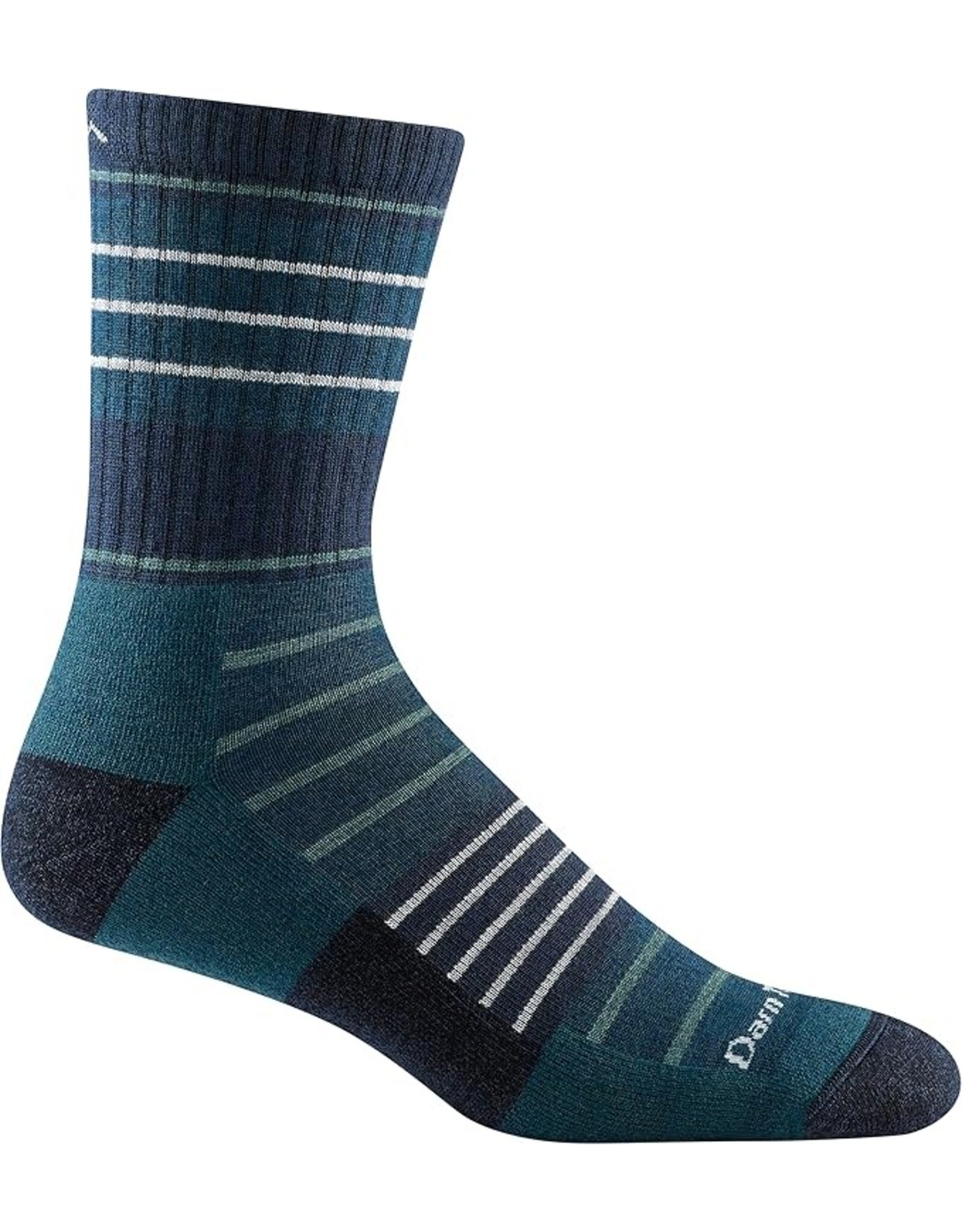 Darn Tough Darn Tough Mens Highline Micro Crew Midweight with Cushion Dark Teal