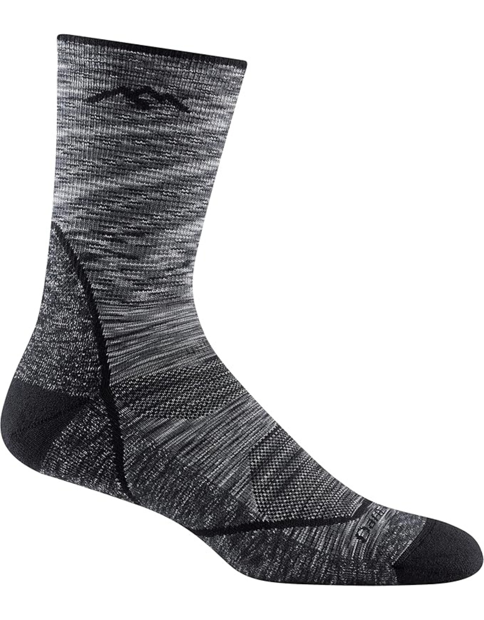 Darn Tough Darn Tough Mens Light Hiker Micro Crew Lightweight with Cushion Space Gray