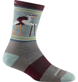 Darn Tough Darn Tough Womens Critter Club Micro Crew Lightweight with Cushion Taupe