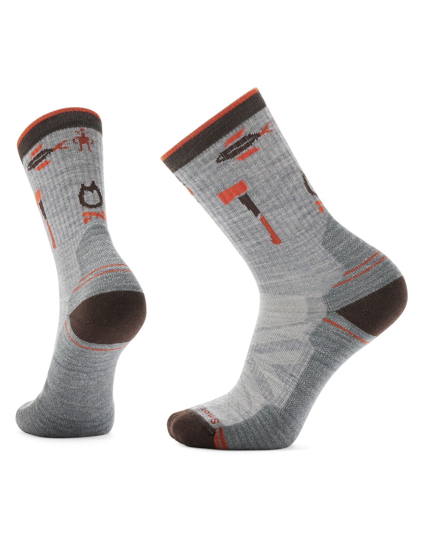 Smartwool Smartwool Hike Light Cushion Camp Gear Crew Socks LIGHT GRAY L