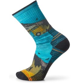 Smartwool Smartwool Hike Light Cushion Great Excursion Print Crew Socks MULTI COLOR L