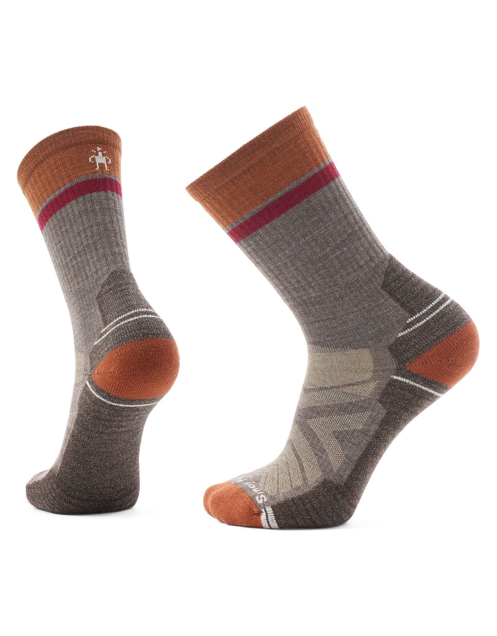 Smartwool Smartwool Hike Light Cushion Winding Trail Crew Socks TAUPE-NATURAL MARL L