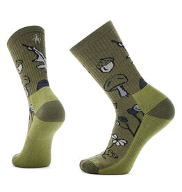 Smartwool Smartwool Everyday Forest Loot Crew Socks BLACK-WINTER MOSS L