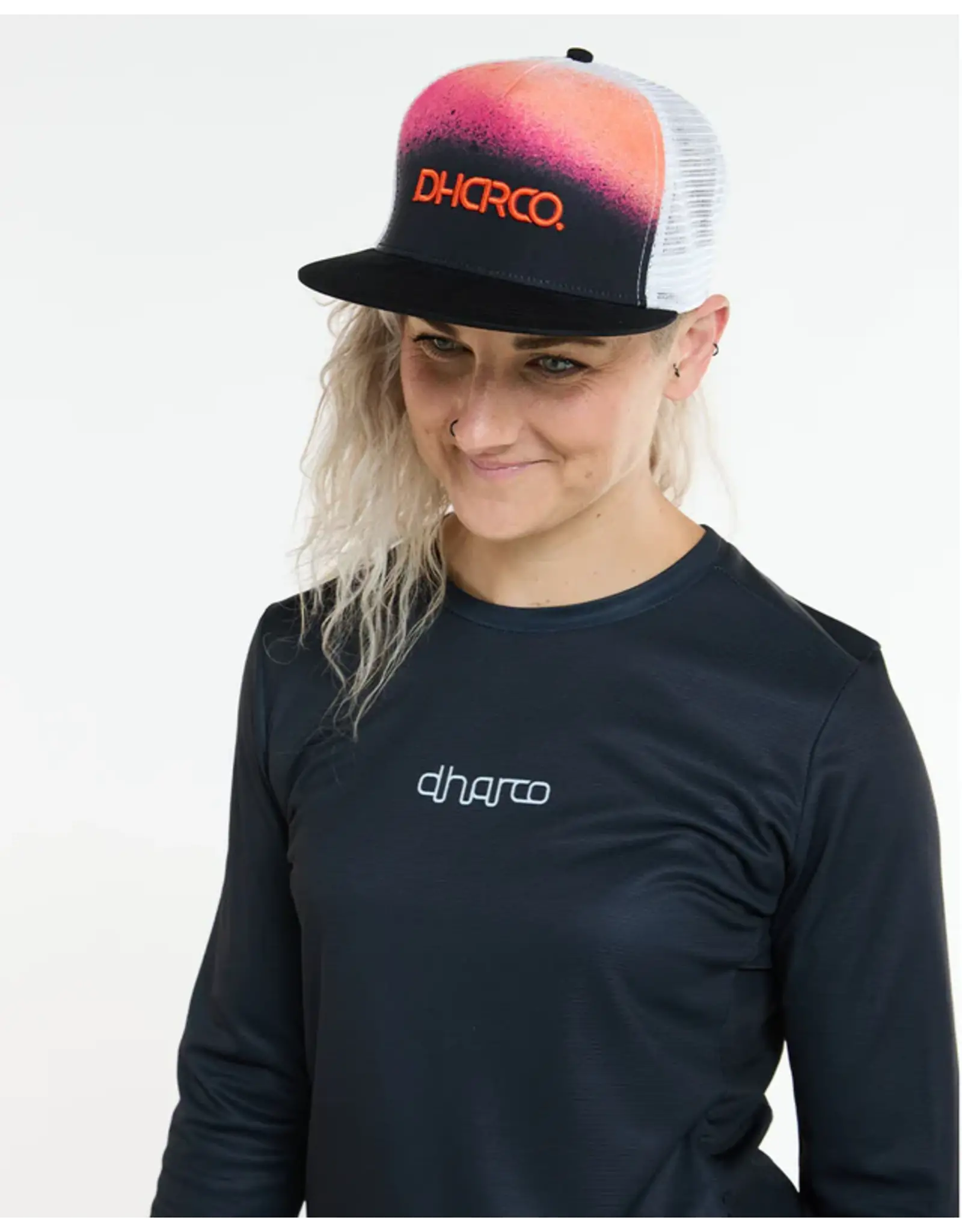 Dharco Dharco Flat Brim Trucker | Black Snake