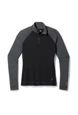 Smartwool Smartwool Women's Classic Thermal Merino Base Layer Pattern 1/4 Zip Boxed Black Dot