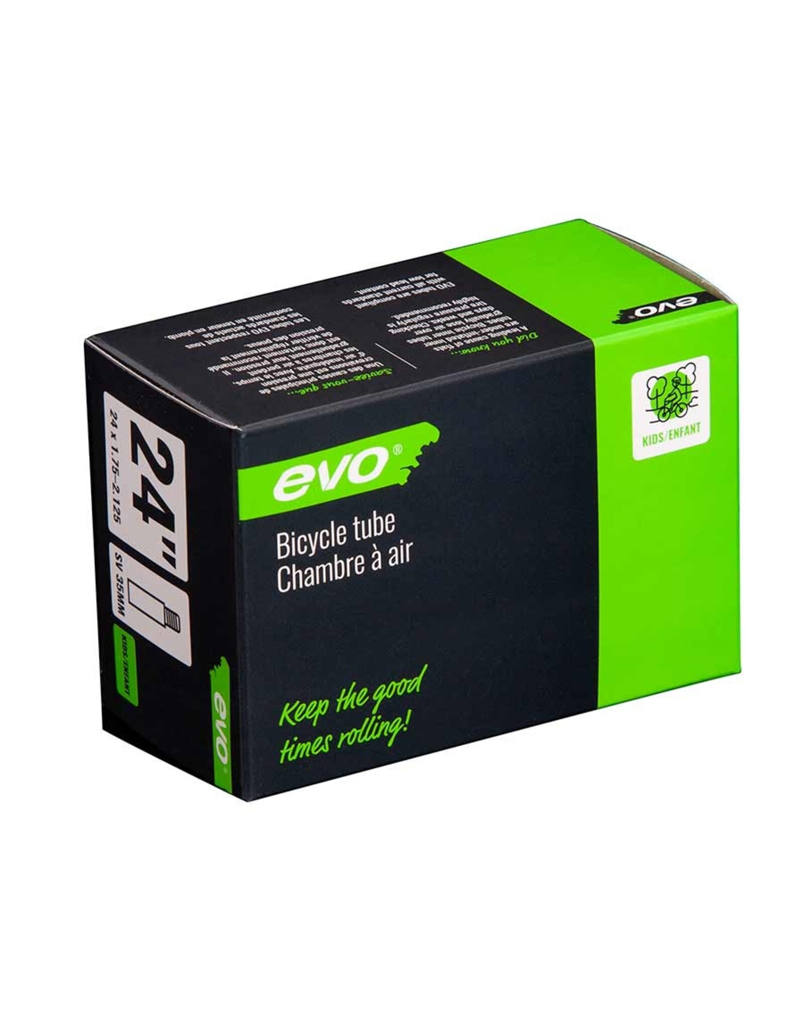 EVO EVO, SV, Tube, Schrader, Length: 48mm, 24'', 1.75-2.125