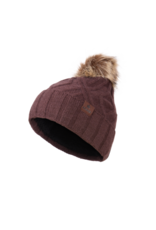 Kombi Kombi CABLE BEANIE-DARK CHOCO F25