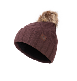 Kombi Kombi CABLE BEANIE-DARK CHOCO F25