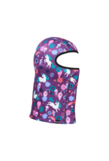 Kombi Kombi VELVET FLEECE BALACLAVA CHILDREN-UNICORN RAINBOW F25