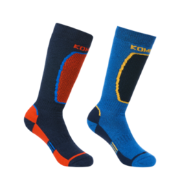 Kombi Kombi THE BRAVE TWIN PACK CHILDREN SOCK-ROYAL F25