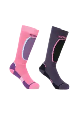 Kombi Kombi THE BRAVE TWIN PACK JUNIOR SOCK-BARBIE PINK F25