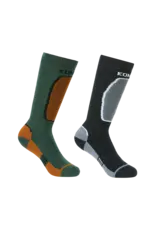Kombi Kombi THE BRAVE TWIN PACK JUNIOR SOCK-TROPIC GREEN F25