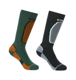 Kombi Kombi THE BRAVE TWIN PACK JUNIOR SOCK-TROPIC GREEN F25